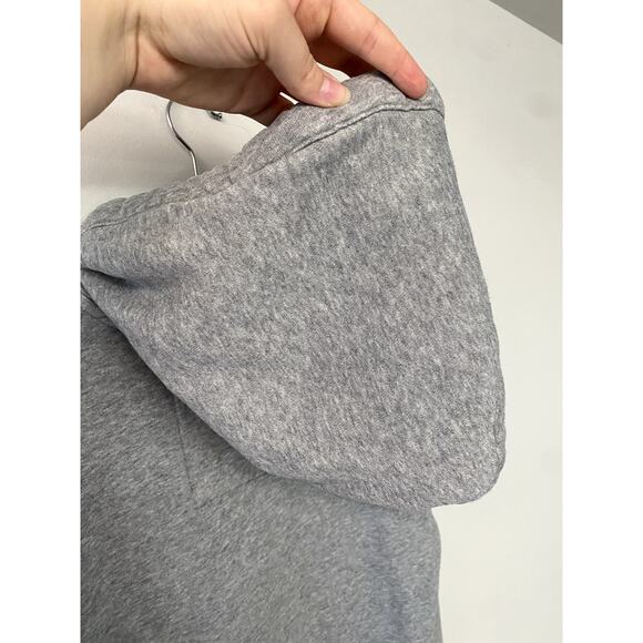 Y2K Hollister Heather Gray Soft & Thick Branded Logo Letter Hoodie S - Picture 6 of 10
